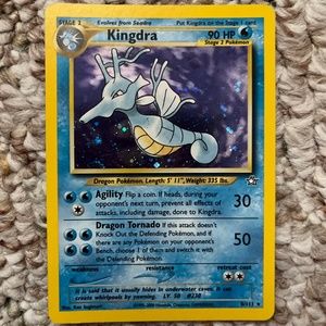 Kingdra Pokémon trading card
